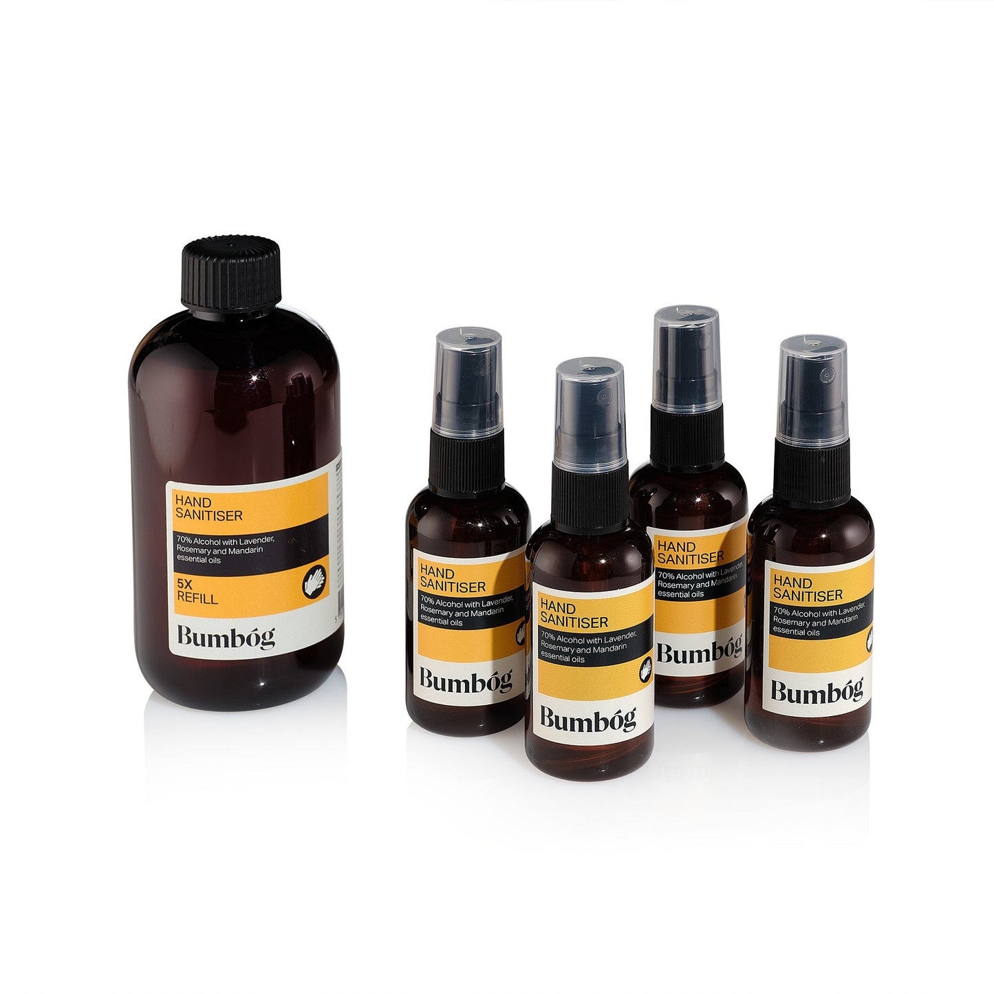 Bumbóg Familiy Pack (Set of 4 Sprays and 1 Refill)