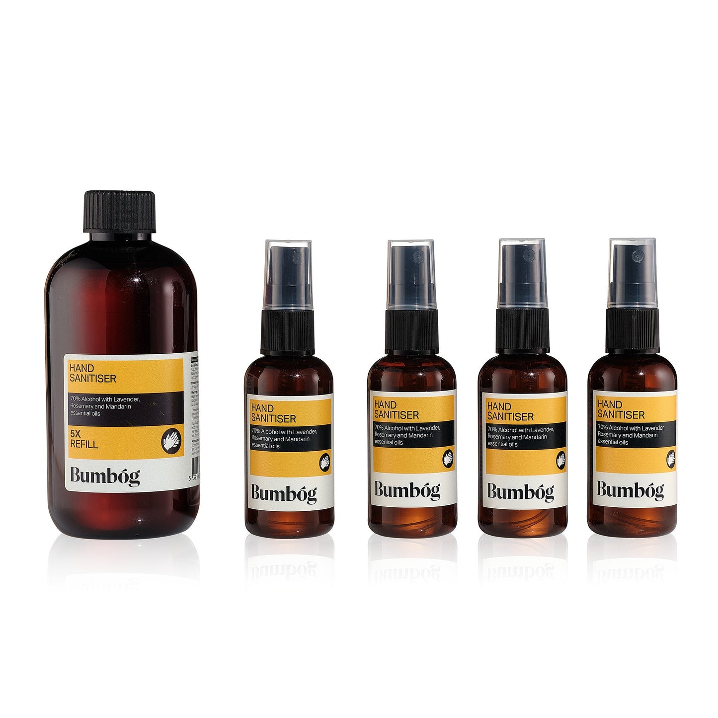 Bumbóg Familiy Pack (Set of 4 Sprays and 1 Refill)