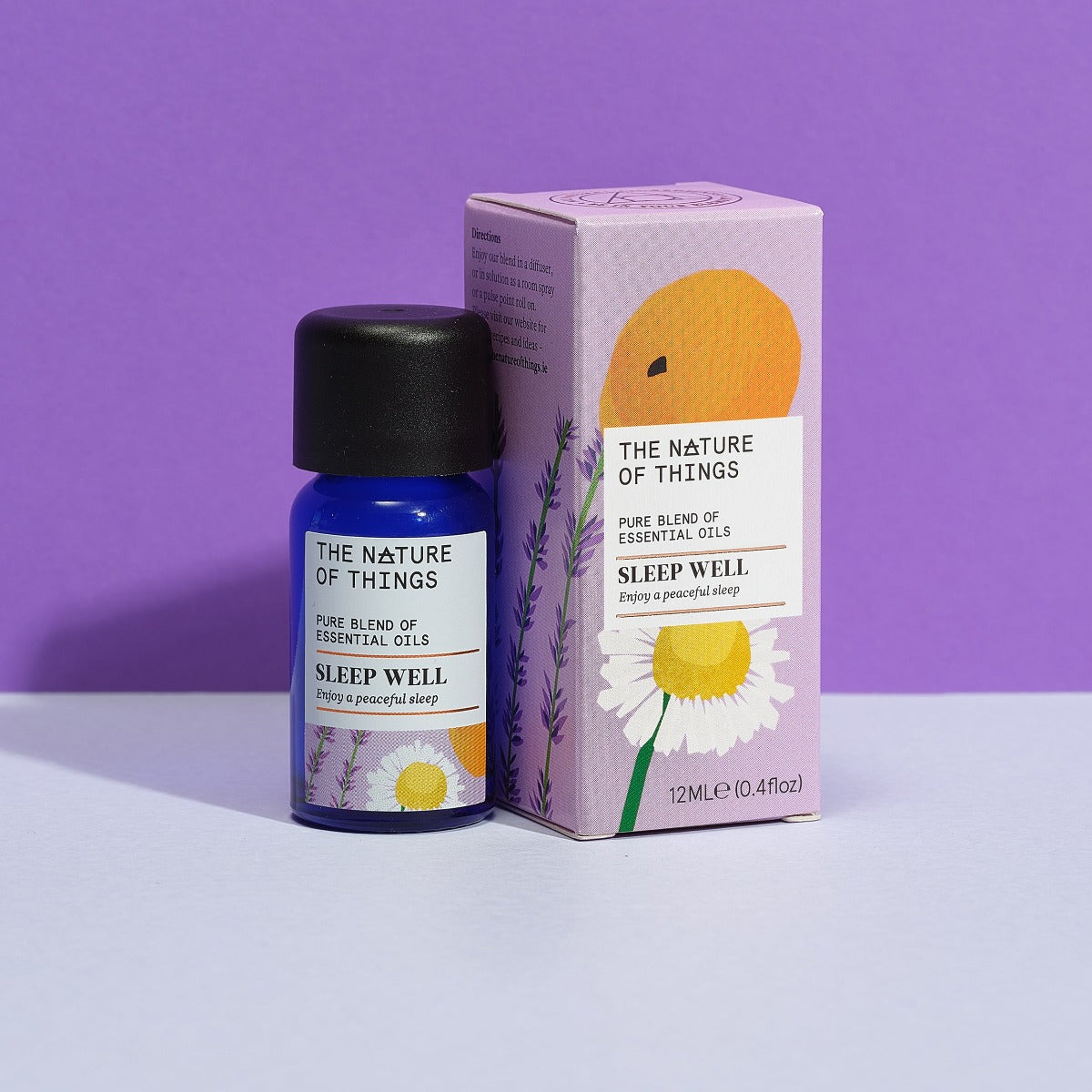 Sleep Well Essential Oil Blend banner from The Nature of Things