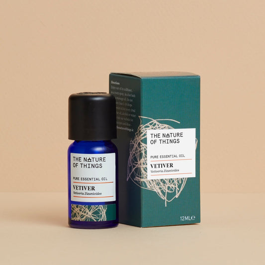 Organic Vetiver Essential Oil from The Nature of Things